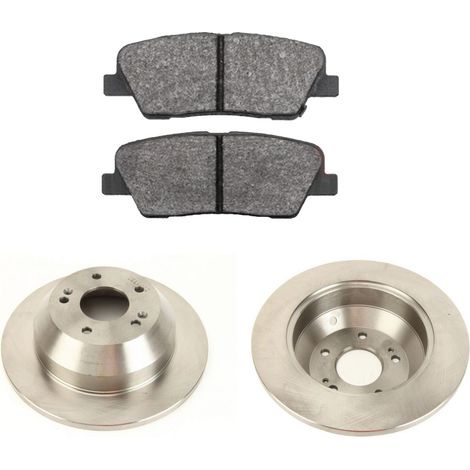 KIT FRENI POSTERIORI compatibile con HYUNDAI SANTA FE III (DM,DMA) - DISCHI + PASTIGLIE OEM: FDB4391 / 18126 /SOSTITUZIONE DIRETTA/BASSA POLVERE/SILENZIOSO