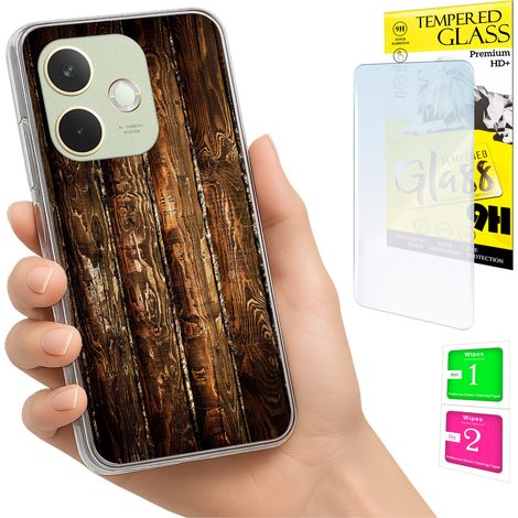 Custodia per Oppo A5 Pro con cover fotografica e vetro temperato 9H. (1/5)