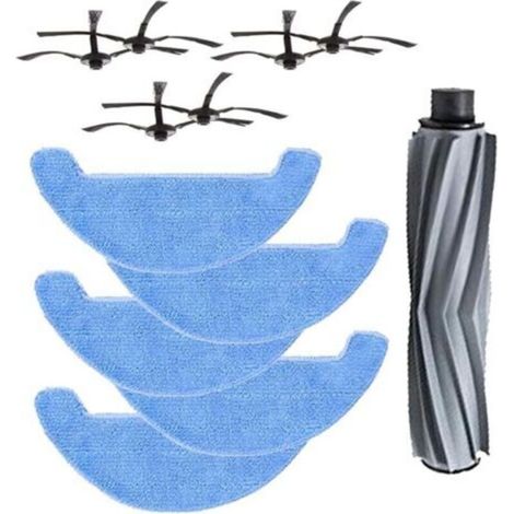 6 Brosses Latérales + 5 Tampons De Nettoyage 1 Brosse Centrale Pour AMIBOT Animal H2O Connect