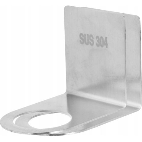 Porta flacone per gel doccia da bagno (set da 2), argento, montaggio a parete