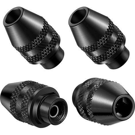 4 Pièces De Mandrin sans Clé À Changement Rapide,Changement D'accessoires Universel Mini Mandrin Auto-serrant 8x0.75 Keyless Quick pour Ponceuse électrique Outils Rotatifs (1/5)