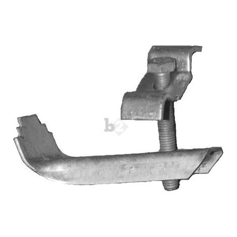 Pince De Serrage - Pour Grille 30x30 Mm - Galvanisé À Chaud - Fixation Sécurisée En Bricolage - 1 Pièce