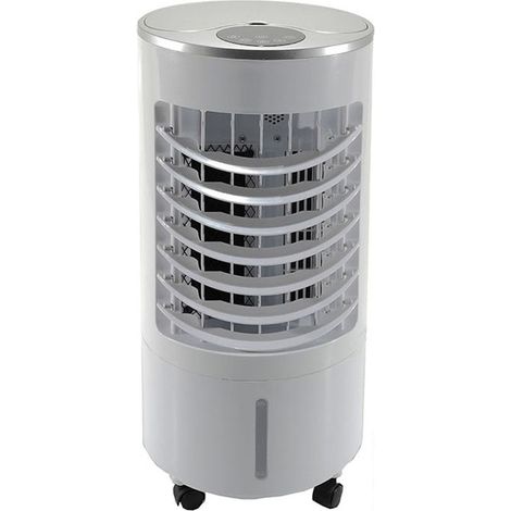 Raffrescatore aria portatile refrigeratore ventilatore umidificatore con ghiaccio e ruote (1/5)