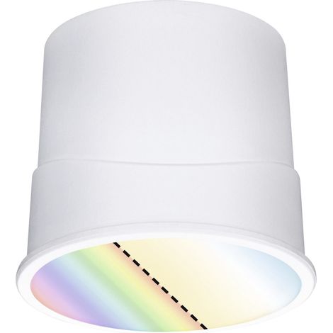 Paulmann LED Einbauleuchte Coin Base satin weiß Zigbee RGBW Ø 5 cm Deckenlampen