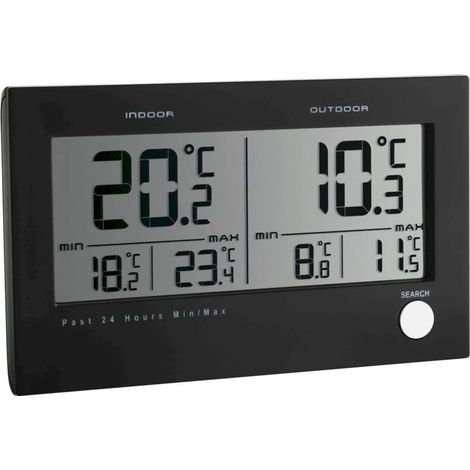 Thermomètre sans fil TFA TWIN 30.3048 - noir (1/3)