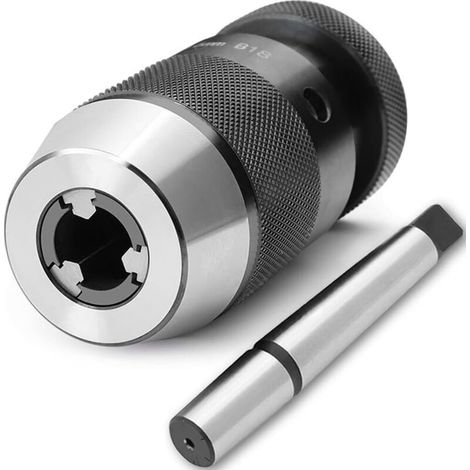1 mandrin de perceuse sans clé, 1-16 mm, conique MK2/MT2, métal, pour perceuse, tour, fraiseuse (1/5)