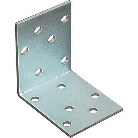 PIASTRINA GIUNZIONE ANGOLARE 40X40MM L20MM ZINCATA