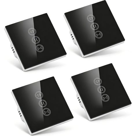 Lot de 4 interrupteurs connectés pour volet roulant et store WiFi (1/5)