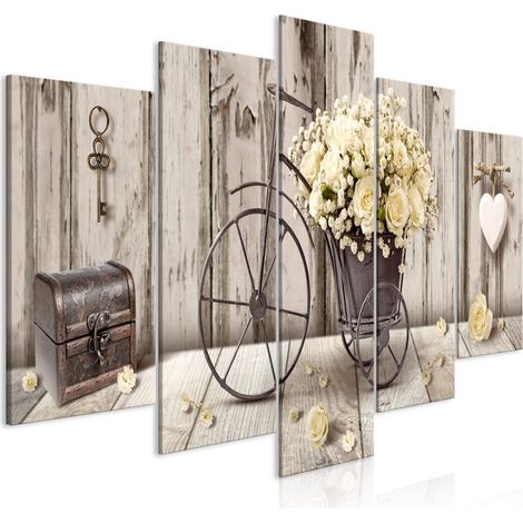Tableau Bouquet Secret (5 Parties) Large - 200 x 100 cm (1/4)