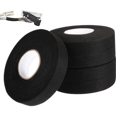 Ruban adhésif en polyester noir haute température pour faisceaux de (1/5)