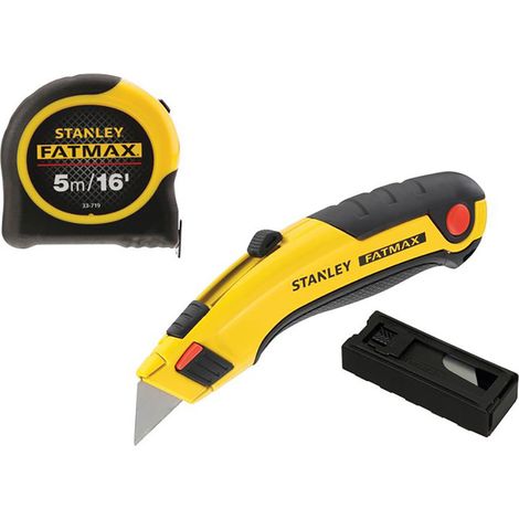 STANLEY TRIPLE PACK Cutting tool, BLADES AND F/MAX TAPE (1/5)