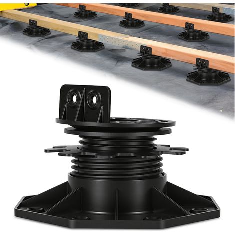 Randaco Plots autonivelants 40-70 mm pour terrasse bois et WPC, pente 0-5°, lot de 100 (1/5)