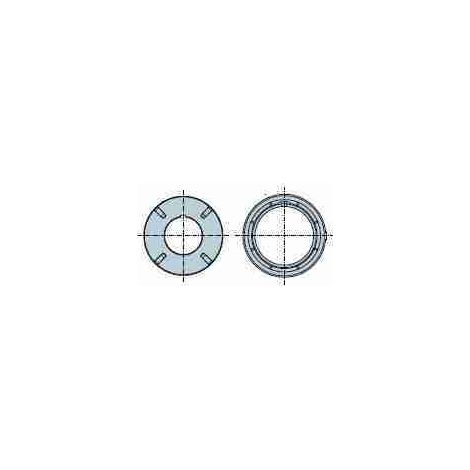 Nice 517.21332 - Rueda y corona para tubo redondo 133x2,5 mm con fori filettati M8
