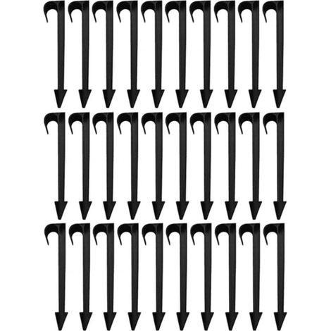Filiyano-Lot de 50 fixations pour tuyaux d'irrigation goutte à goutte de 16 mm de diamètre. (1/5)