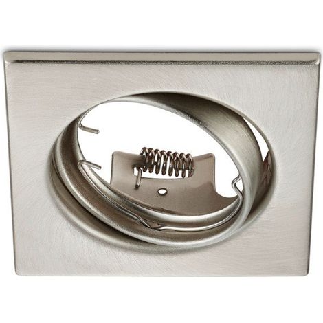 Jura Spot Encastrable Carré 1xGU10 Nickel 8x8 cm Trio Lighting (1/3)