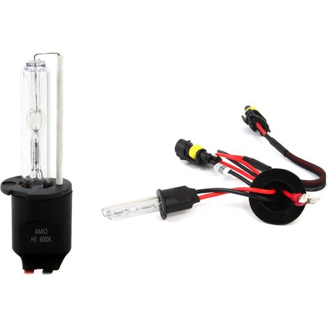 Lampadina allo xeno HID H3 6000K amio-01985
