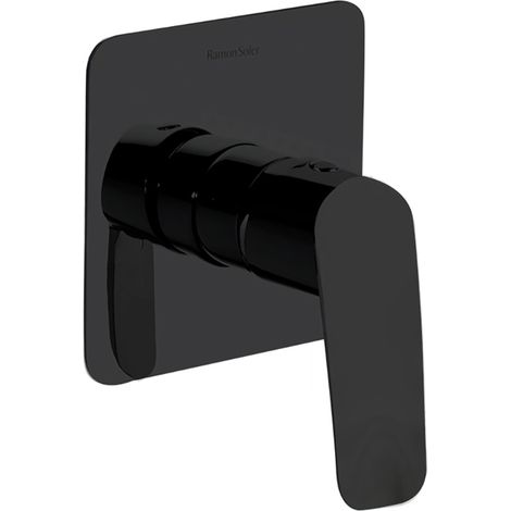 RAMONSOLER 571801SNM NEW FLY Grifo Monomando Ducha Sin Equipo Negro Mate - ref: 57D303569 (1/5)