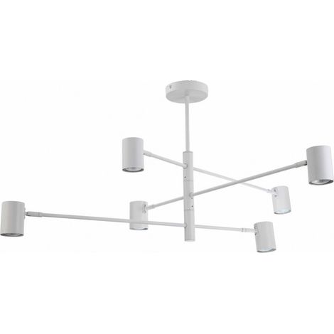 Lampada a sospensione Snow bianca 6xGU10 Light Prestige (1/5)