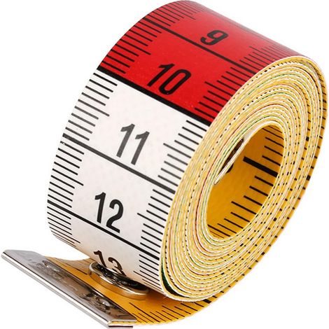 Double Sided Tailor Tape Measures, Soft Dressmaker Tape Measure 1.5m 60 Inch Tailor Dressmaker Fabric Ruler (1 Piece) (1/5)