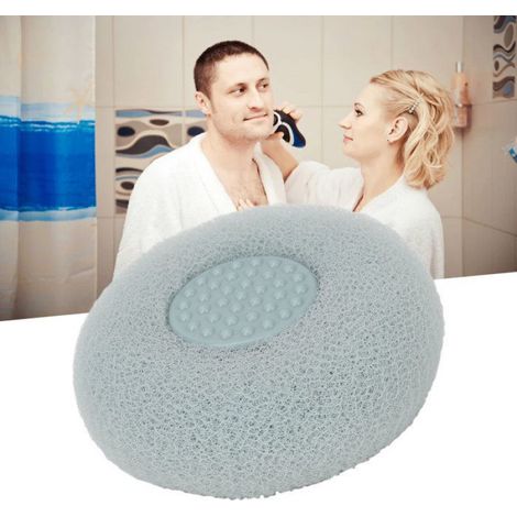 Boule De Douche - Exfoliante En Maille Tissée Avec Ventouse De Fixation - Pour Nettoyage Profond Et Massage Corps - 1 Pièce (1/4)