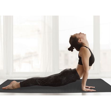 Tappetino Yoga Sport Ginnastica 65x200cm Antiscivolo Colore Stone (1/4)