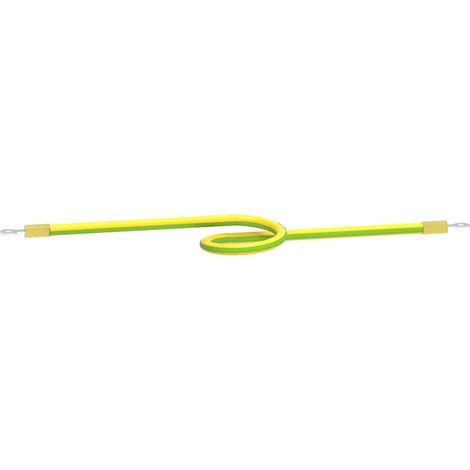 Câble de mise à la terre terminé par 2 cosses annulaires section 6mm² longueur 250mm XL³HP LEGRAND 0CMR