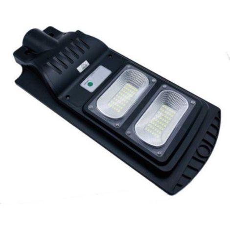 Luminaire LED urbain solaire 20W IP65 - Barre métallique - Blanc