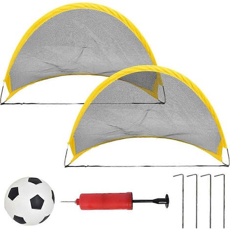 But de football pliable pour enfants, filet de futsal, poteau de but pliable pour l'entraînement, filet de porte pliable pour enfants (1/5)