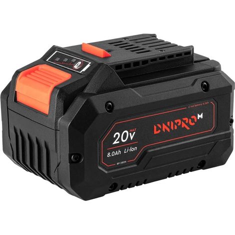 Batería Li-Ion 20V 8Ah BP-280N para Herramientas Dnipro-M  Celdas Samsung  Carga Rápida  Compatible DM20  Alta Autonomía