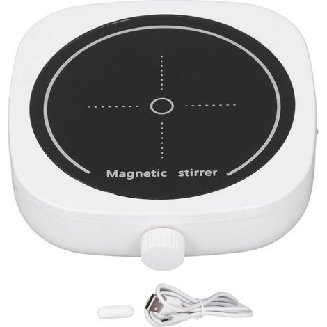 Agitateur magnétique silencieux USB – Mini mélangeur de laboratoire pour liquides, capacité 1 L, idéal recherche scientifique et usage précis (1/5)