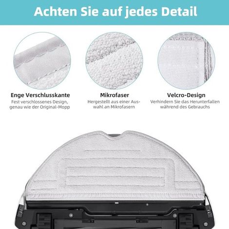 Set di 6 accessori per la pulizia, adatto ai robot aspirapolvere Roborock S8/S8+/S7 MaxV/S7 MaxV Plus/S7 MaxV Ultra/S7 Pro Ultra/S7/S7+