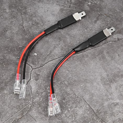 2-teiliger H1 LED-Verkabelungsstecker, Einzelkonvertierungsadapterhalter für LED-Scheinwerferlampen