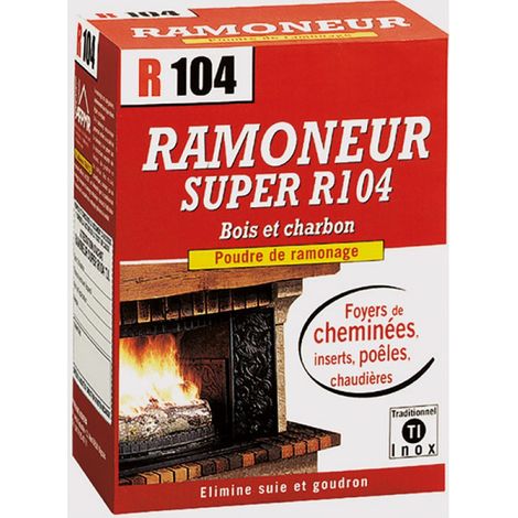 Scatola con 14 dosette da 70 g di polvere per pulizia canne fumarie - R104