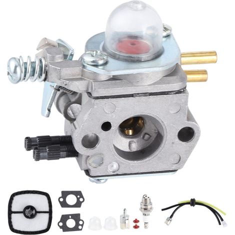 – Carburatore per tagliasiepi Echo HC1500 – Kit di messa a punto con 10 accessori – Alluminio resistente – Installazione semplice – C1U-K51-Crezuo