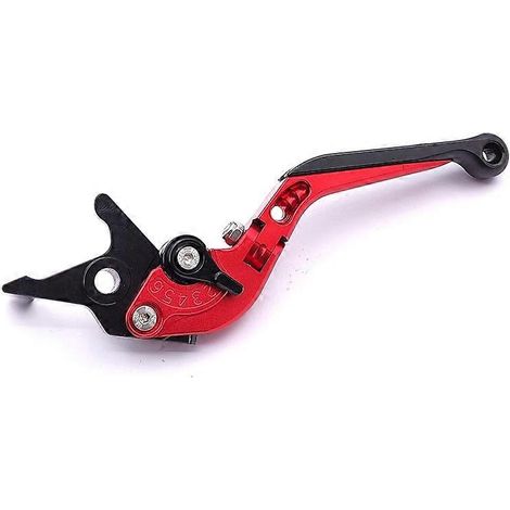 Convient pour la nouvelle moto Honda PCX160, frein à disque arrière gauche, modification hydraulique, accessoires de tige de commande de klaxon de frein (rouge) (1/5)