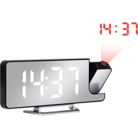 Blow Reloj Proyector Espejo 18.5 x 9.5 cm Despertador
