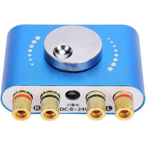 Bluetooth 5.0 Leistungsverstärker DC8-24V 2-Kanal 20W+20W, Stereo Digital Audio Player (1/5)