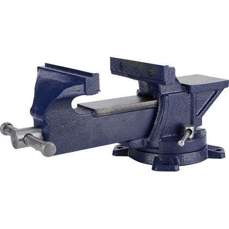 Étau d'établi 5 pouces, base pivotante 360°, serrage de table robuste avec enclume (1/5)