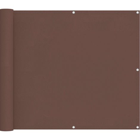 Balkonsichtschutz Braun 100 x 1000 cm Oxford-Stoff vidaXL