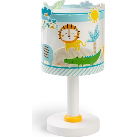 Lampe de chevet ou de table enfant Animaux Jungle Lion Éléphant, 76111N, G4 - LED 4 W - Ampoule incluse (1/5)