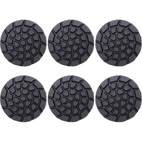 Lot de 6 Tampons de Polissage DiamantéS pour Sol en RéSine, DiamèTre Du Sol en Terrazzo 10,2 Cm, Grain 50 (1/5)