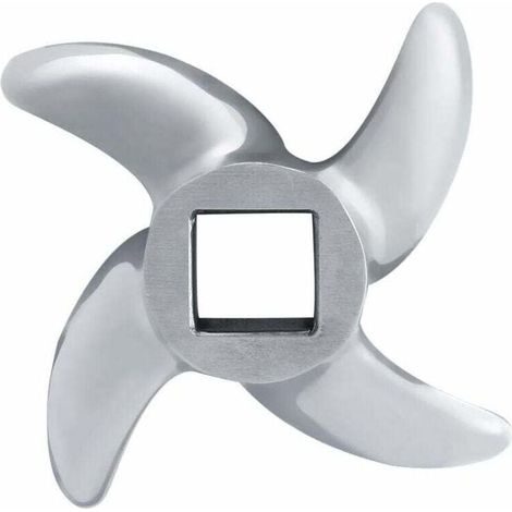 Lame de Hachoir à Viande Couteau pour Hachoir à Viande Lames de Hachoir en Acier Inoxydable Cuisine Broyeur ViandeAccessoires de Rechange pour Couteaux en Forme Croix Professionnels pour hachoirs(12) (1/5)