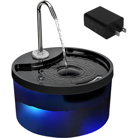 Fontaine À Eau Pour Chat - 3,2 L - Filtre À Trois Couches - Réservoir Translucide Avec Repère De Niveau - Pompe Silencieuse - 1 Pièce (1/5)