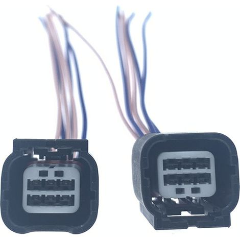 Compatible with the headlight, radar, and steering connectors of Honda Civic, Accord, Crown Road, City, Odyssey, Lingpai, Jade, and CR-V models -- JB2071-6P