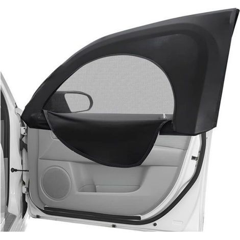 Parasole per auto – 60 x 52 cm – Rete in nylon a doppio strato – Per parabrezza – Confezione da 2 (1/5)