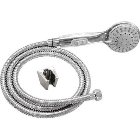 Pommeau de douche ROUSSEAU Combiné Flexible 3JETS STOP' O chromé (1/2)