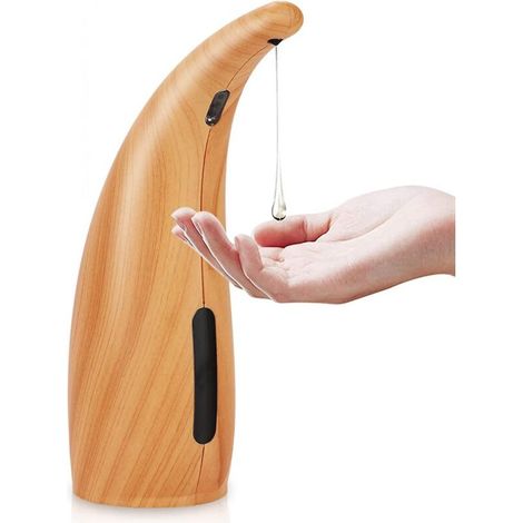 Distributeur automatique de savon à capteur, capteur de mouvement infrarouge, distributeur de savon moussant automatique sans contact, salle de bain adaptée (1/5)