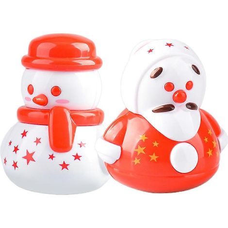 Petite statue de bonhomme de neige pour décoration de Noël Pack de 6 pièces (1/5)