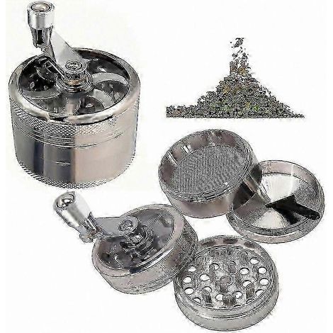 Broyeur manuel pour noix et épices, y compris noix de muscade, gingembre, sel gemme et poivre en grains. Broyeurs manuels. (1/5)