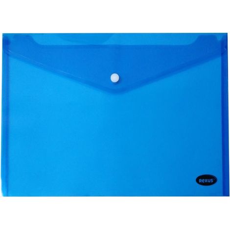 Cartella portadocumenti con chiusura a scatto 235x335mm blu